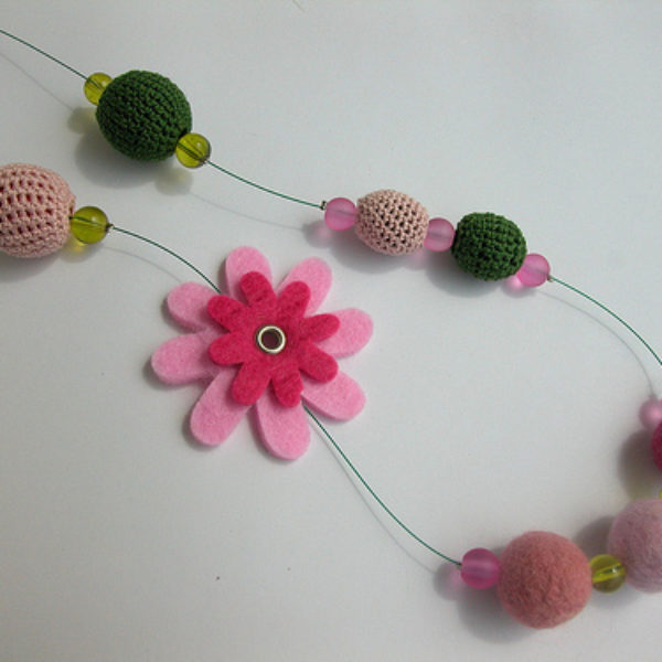 Felted Jewelry by Filzlaus