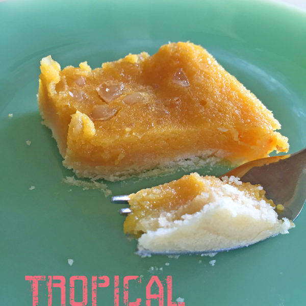 Tropical Passionfruit (Lilikoi) Bars