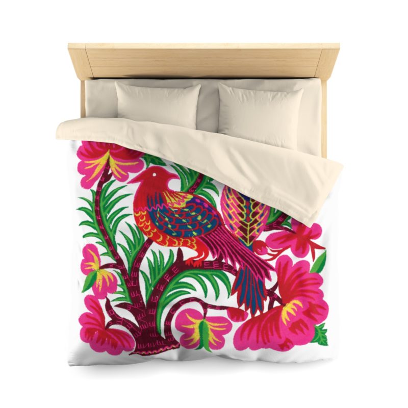 Pink-Pheasant-Boho-Bedding