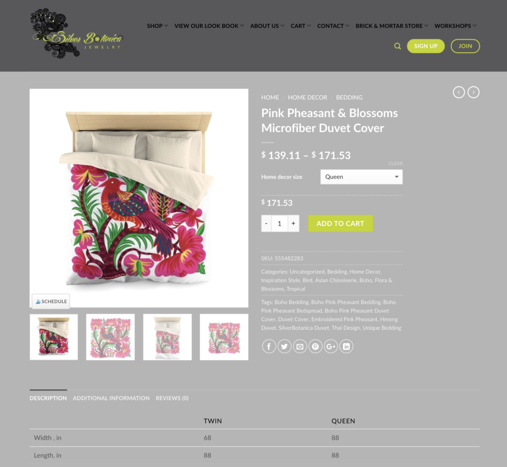 Pink-Pheasant-Boho-Bedding1